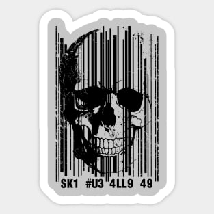 Skull Code Sticker